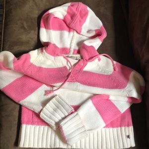 Polo hooded sweater: heavy